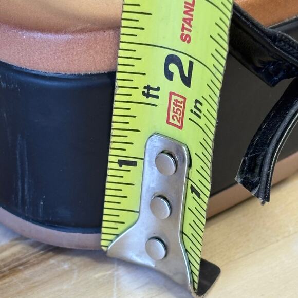 ROUGE Black Platform Sandals Women’s 8M - Picture 7 of 8